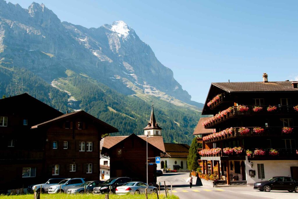 Horské hotely a penziony v Grindelwaldu ve Švýcarsku